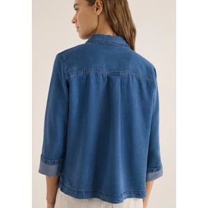 Kép 3/6 - Blúz - Washed Denim Look Blouse 2602