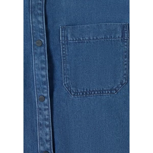 Kép 6/6 - Blúz - Washed Denim Look Blouse 2602