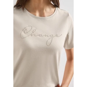 Kép 6/6 - Ing - shirt w.puff print wording - 2606