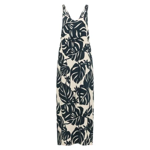 Kép 4/7 - Ruha - Leaves AOP Maxi Dress - 2606