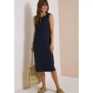 Kép 3/7 - Ruha - Jersey Sleeveless Solid Dress - 2607