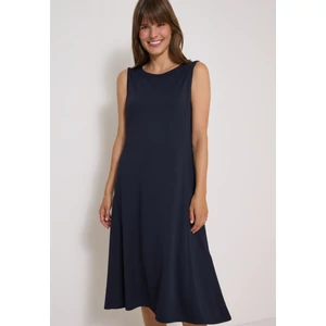 Kép 6/7 - Ruha - Jersey Sleeveless Solid Dress - 2607