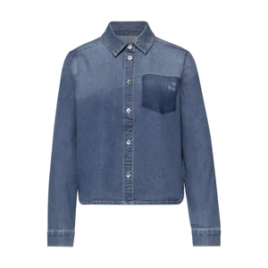 Kép 5/6 - Blúz-Ing - Studio Style Blouse,mid blue 2603