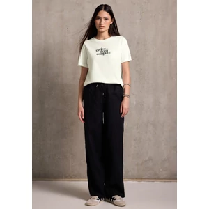 Kép 4/6 - Póló - basic partprint shirt 2505