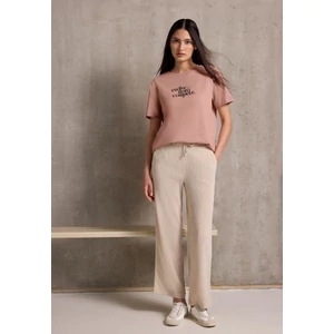 Kép 4/6 - Póló - basic partprint shirt 2505