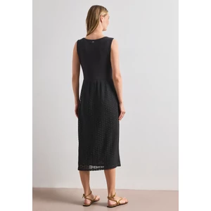 Kép 2/6 - Ruha - Mat Mix Lace Dress_solid - 2606