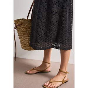 Kép 5/6 - Ruha - Mat Mix Lace Dress_solid - 2606