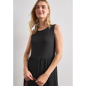 Kép 6/6 - Ruha - Mat Mix Lace Dress_solid - 2606