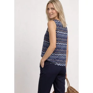 Kép 2/5 - Ing - EOS_Top w. knot detail_AOP - 2606