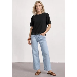 Kép 3/5 - Ing - short shirt w.lace bottom - 2606