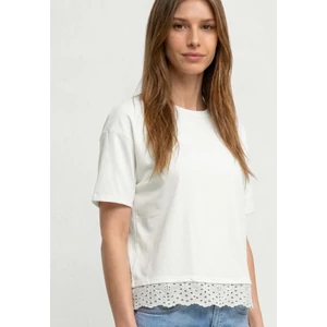 Kép 3/5 - Ing - short shirt w.lace bottom - 2606