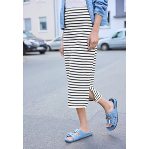 Kép 1/5 - Szoknya - Pencil skirt_striped - 2606