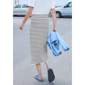 Kép 2/5 - Szoknya - Pencil skirt_striped - 2606