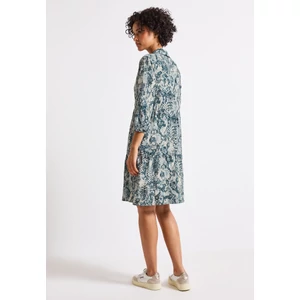 Kép 3/6 - Ruha - Shirt collar Tunic Dress_AOP 2507