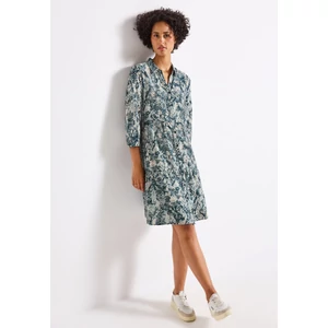 Kép 4/6 - Ruha - Shirt collar Tunic Dress_AOP 2507