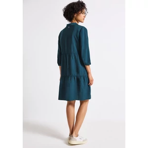 Kép 3/5 - Ruha - Shirt collar Tunic Dress_solid 2507