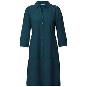 Kép 4/5 - Ruha - Shirt collar Tunic Dress_solid 2507