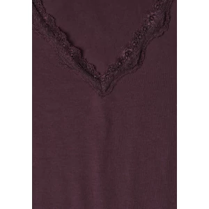 Kép 5/6 - Póló - LTD QR Studio_Shirt w.lace v-n - 26HW