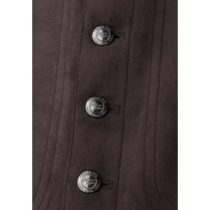 Kép 6/6 - OTLT Szoknya - Button through Velours skirt_s 2509 WS02