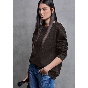 Kép 4/6 - OTLT Pulóver - QR Studio Loose Fit Print Crew 2509 WS02