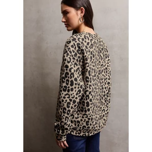 Kép 3/6 - Pulóver - Studio Loose Fit Print Crewnec 2509 WS02