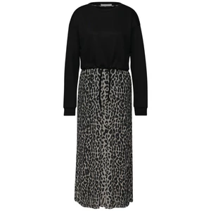 Kép 4/5 - OTLT Ruha - Mesh Mat Mix Dress_AOP 2601