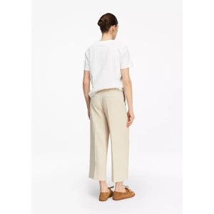 Kép 4/5 - Nadrág - Structured culottes with slit pockets 2602
