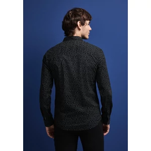 Kép 3/6 - ING - Poplin stretch AOP slim fit 2602