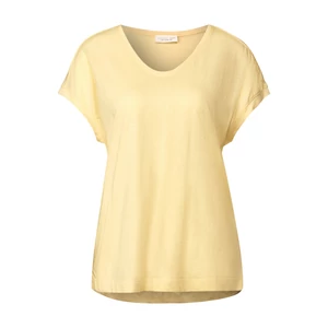 Kép 5/6 - Póló - QR_Studio_v-neck jersey slub s 2504