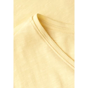 Kép 6/6 - Póló - QR_Studio_v-neck jersey slub s 2504