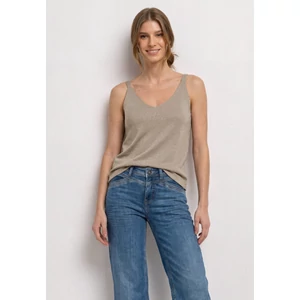 Kép 1/6 - Ing - shiny look v-neck top - 2606