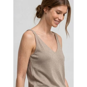 Kép 6/6 - Ing - shiny look v-neck top - 2606