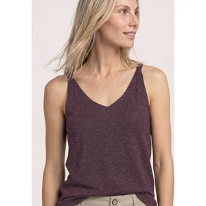 Kép 1/7 - Ing - shiny look v-neck top - 2606
