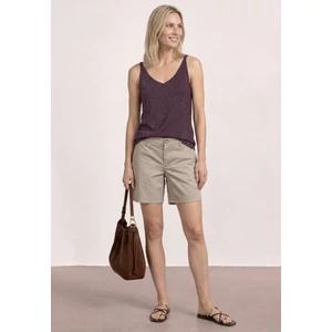 Kép 3/7 - Ing - shiny look v-neck top - 2606