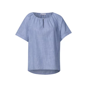 Kép 4/7 - Blúz - Chambray roundneck blouse w sl - 2606