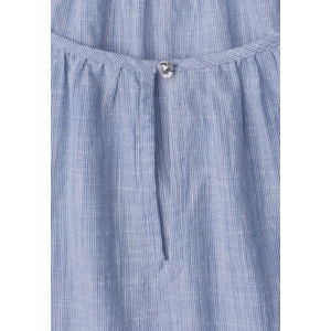 Kép 5/7 - Blúz - Chambray roundneck blouse w sl - 2606