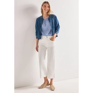 Kép 6/7 - Blúz - Chambray roundneck blouse w sl - 2606