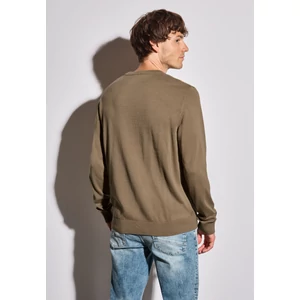 Kép 3/6 - Pulóver - LOS Basic knitted crewneck 2508