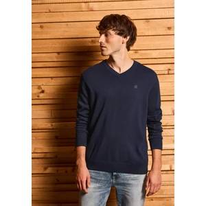 Kép 1/6 - Pulóver - LOS Basic knitted V-neck 2508