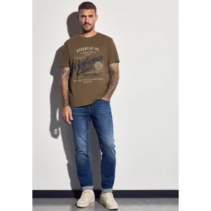 Kép 4/6 - Póló - Slub T-Shirt with huge front p 2508