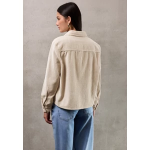Kép 3/6 - Blúz-Ing - LTD QR Corduroy shirtcollar bl 2508 WS02
