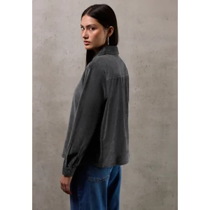 Kép 3/6 - Blúz-Ing - LTD QR Corduroy shirtcollar bl 2508 WS02