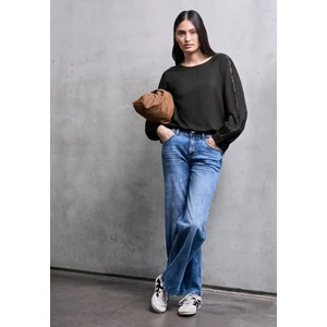 Kép 4/6 - OTLT Blúz-Ing - Raglan roundneck blouse w inse 2509