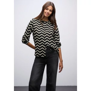 Kép 4/6 - OTLT Blúz - Buttoned roundneck blouse w ta 2511 WS02