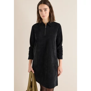 Kép 1/6 - OTLT Ruha - Solid Zipper Corduroy Dress 2511 WS02