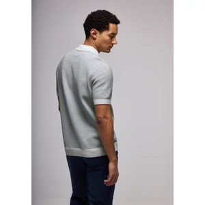 Kép 3/6 - Pulóver - Shortsleeve polo with twocolor 2501