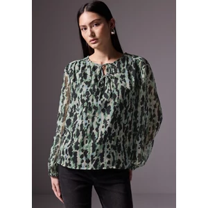 Kép 4/6 - OTLT Ing - Chiffon tunic blouse w string 2501