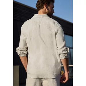 Kép 3/6 - ING - 100% linen longsleeve shirt 2603