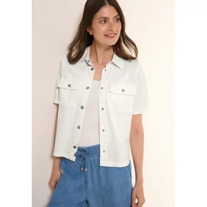 Kép 1/6 - Blézer és dzseki indoor - Overshirt Short Sleeve Vanilla 2504