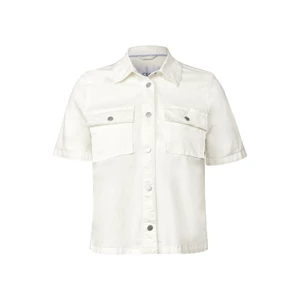 Kép 5/6 - Blézer és dzseki indoor - Overshirt Short Sleeve Vanilla 2504